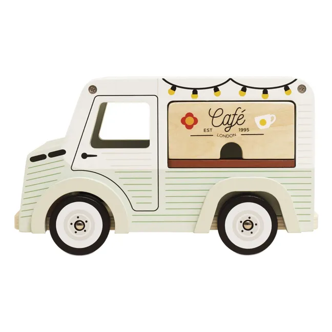 Camionette pour poupée Café | Bleu ciel