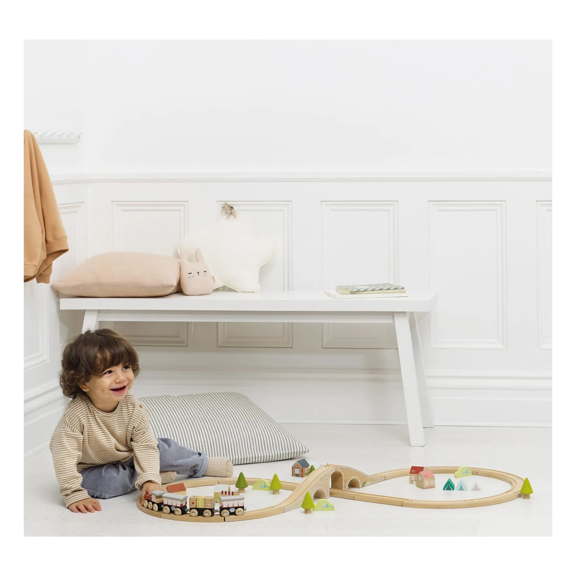 Circuit de train | Bois clair- Image produit n°5