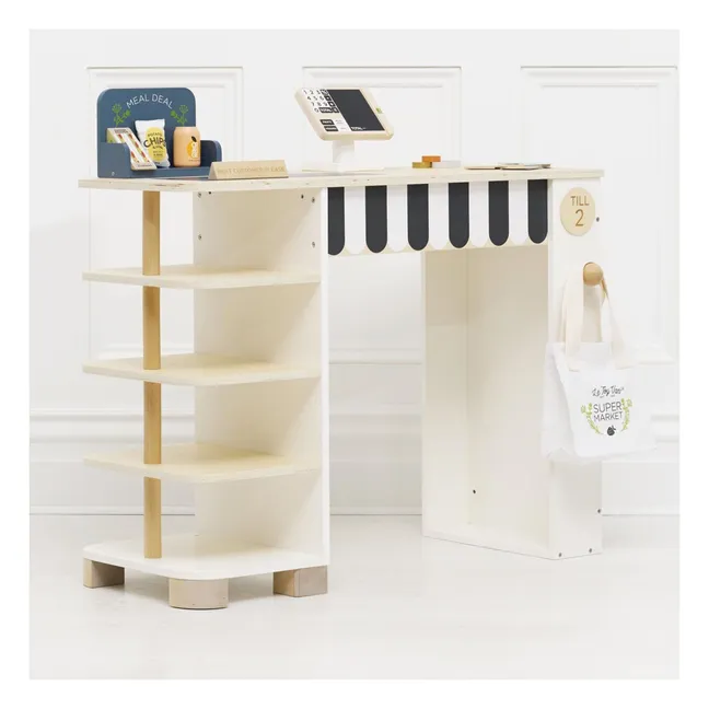 Caisse du Supermarché | Blanc