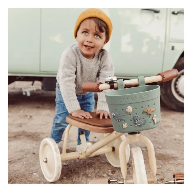 Panier de vélo/trotinette personnalisable Pin & Ride | Vert
