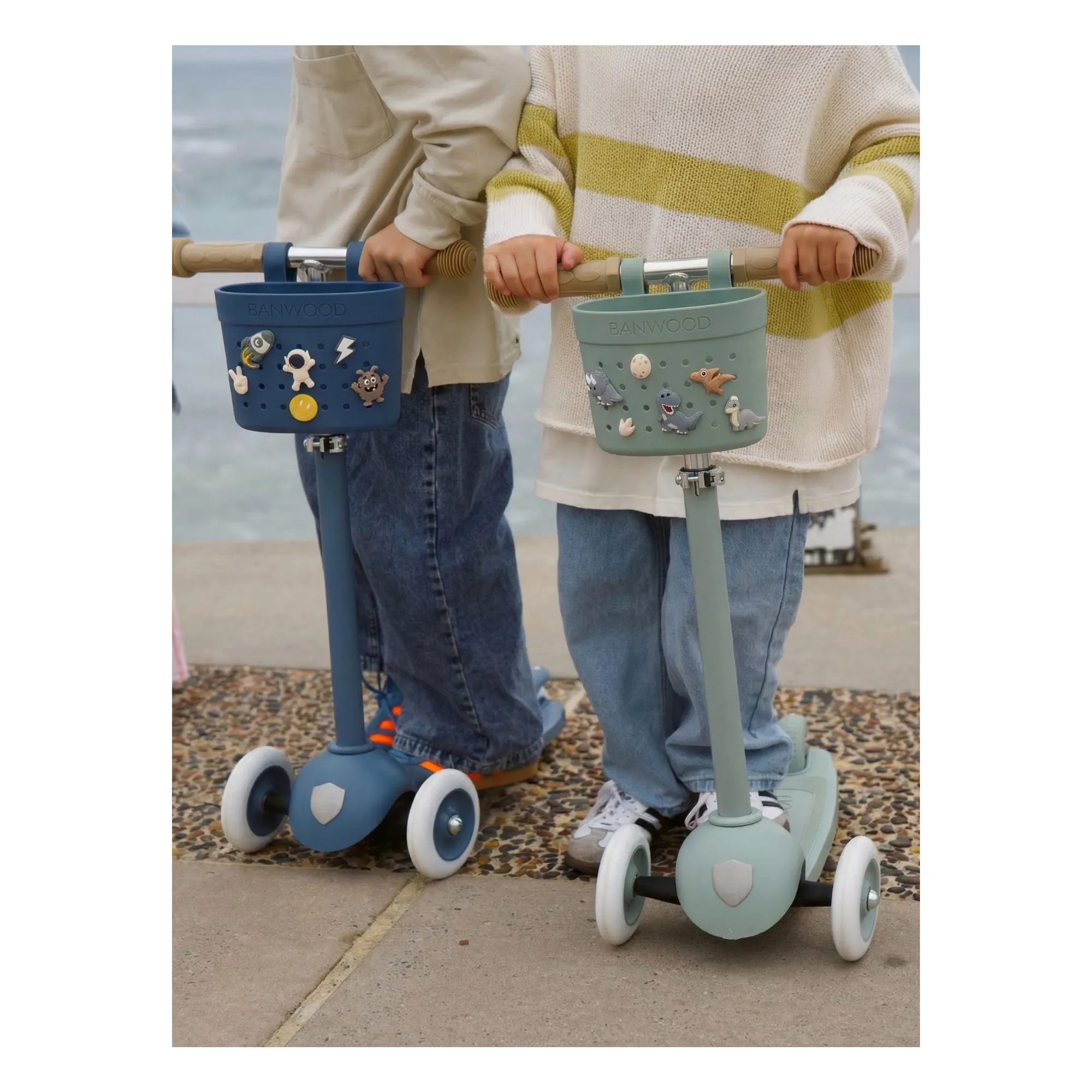 Panier de vélo/trotinette personnalisable Pin & Ride | Vert- Image produit n°2