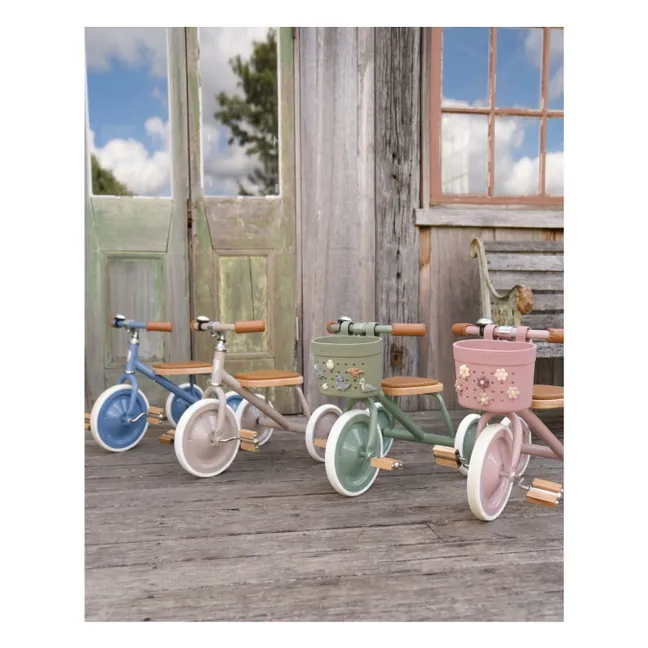 Panier de vélo/trotinette personnalisable Pin & Ride | Rose