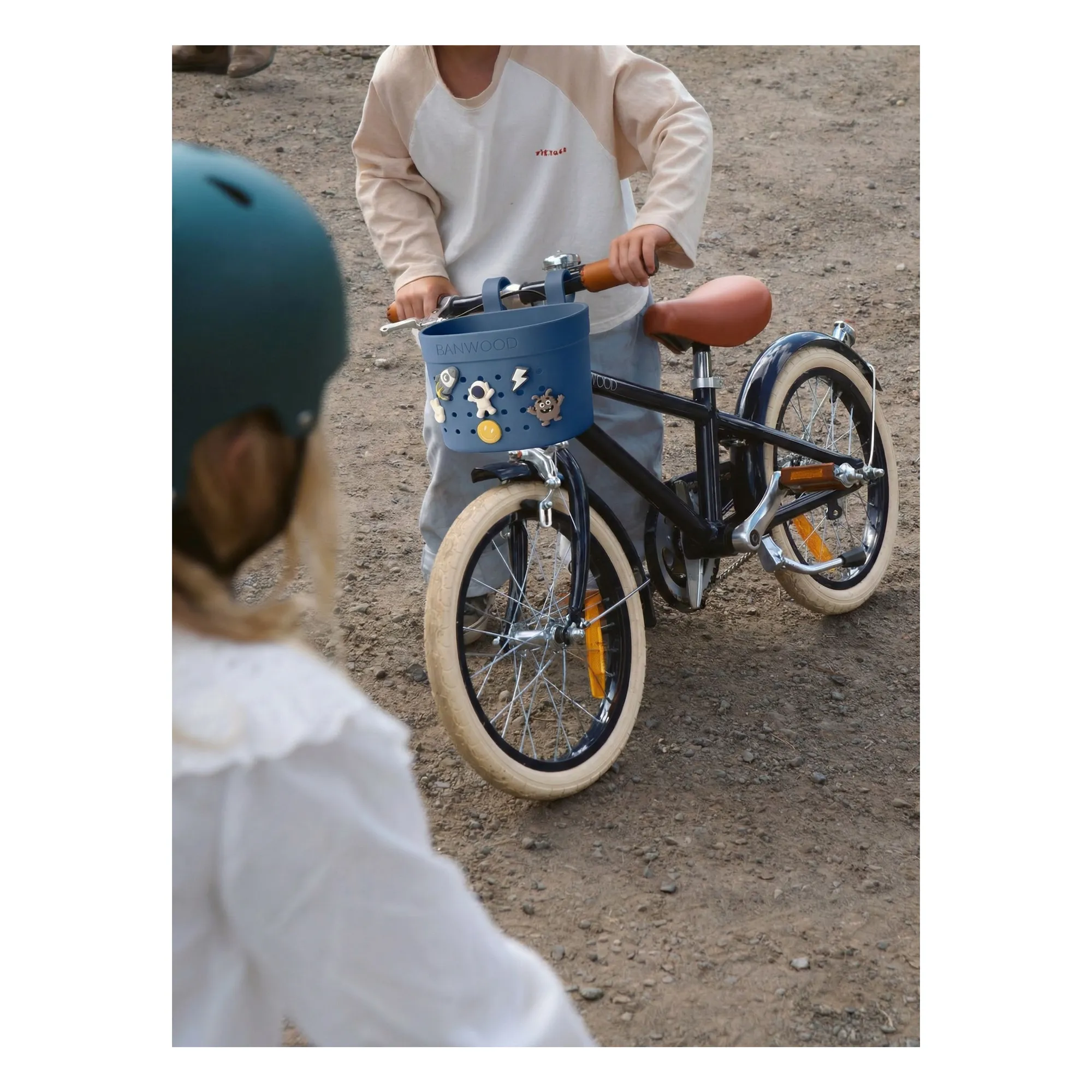 Panier de vélo/trotinette personnalisable Pin & Ride | Bleu- Image produit n°1