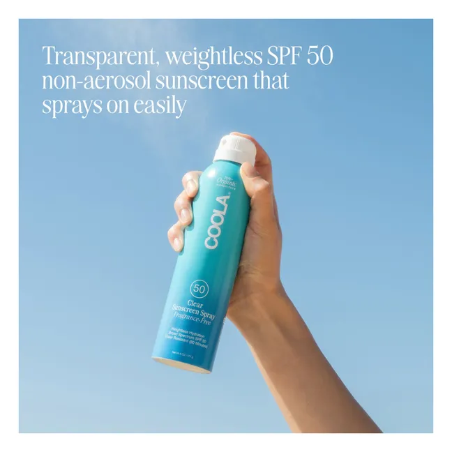 Spray solaire transparent sans parfum SPF 50 - 177ml