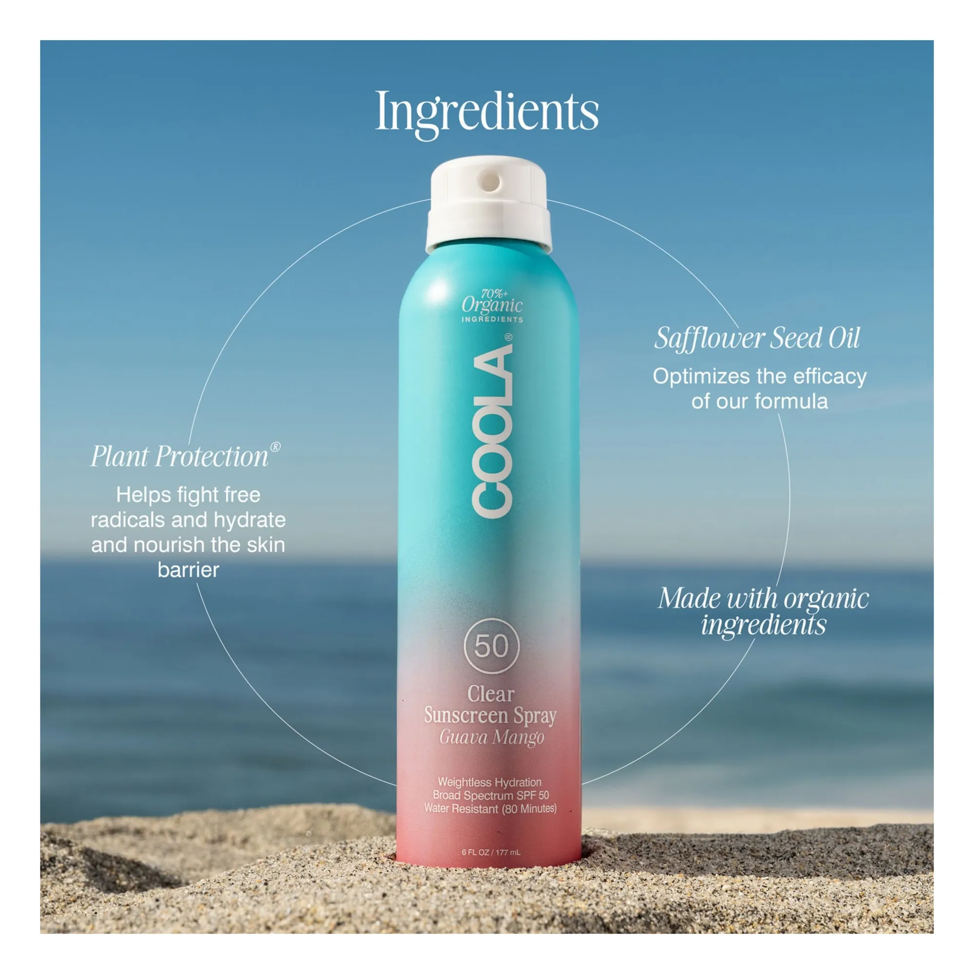 Spray solaire transparent Guava Mango SPF 50 - 177ml- Image produit n°3