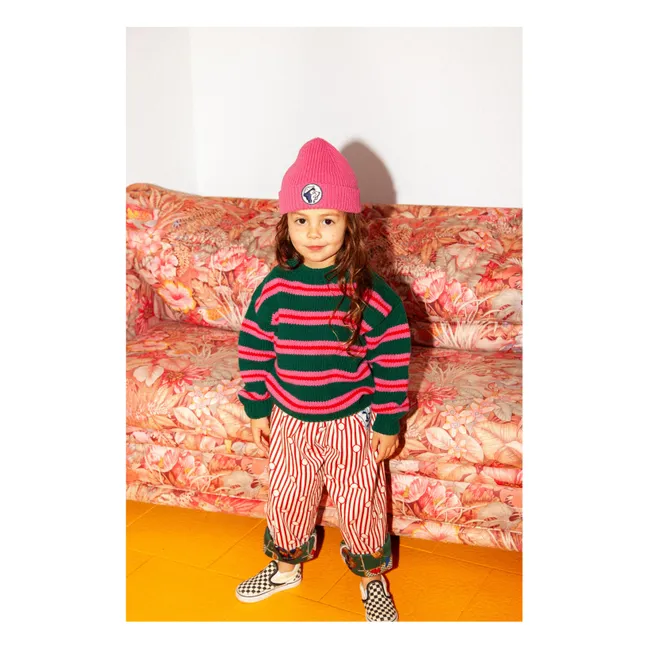 Heritage Wool Beanie | Pink