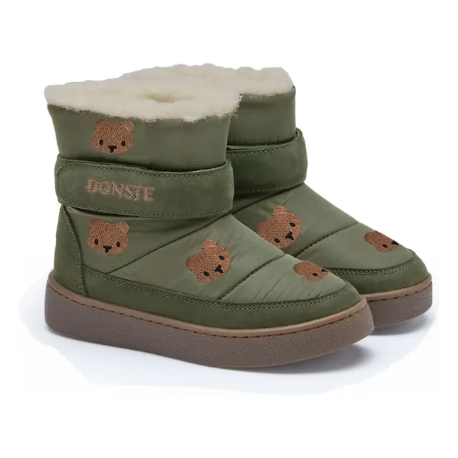Boots Fourrées Ritto Ours Nubuck | Kaki