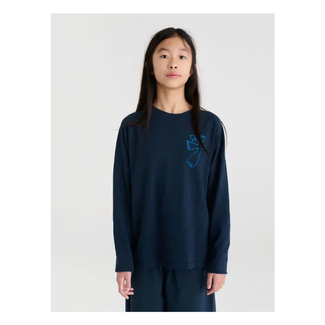 T-shirt N°23 | Bleu foncé
