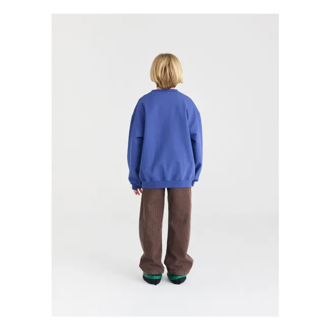 Sweat N°7 Coton Bio | Bleu