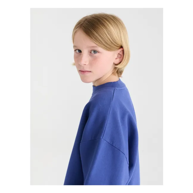 Sweat N°7 Coton Bio | Bleu