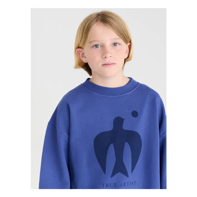 Sweat N°7 Coton Bio | Bleu