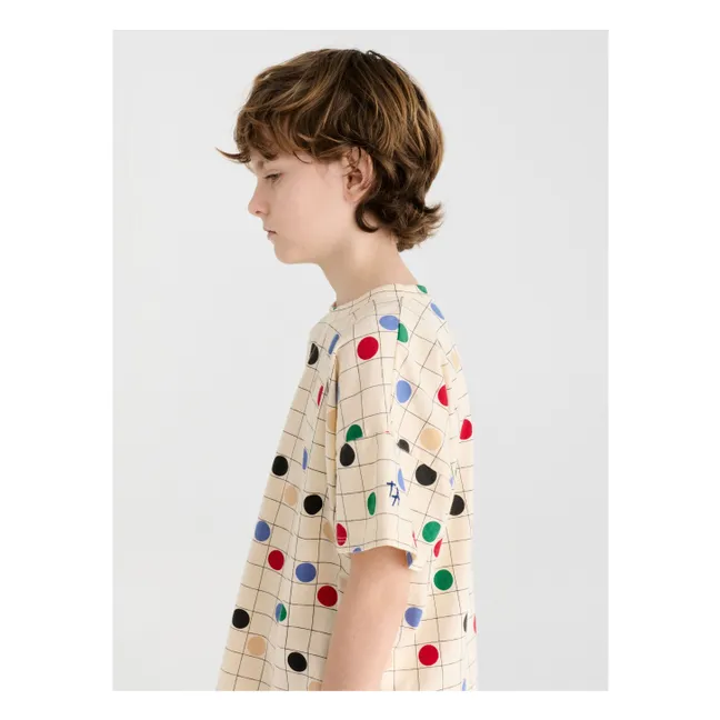 T-shirt Circles Coton Bio | Beige