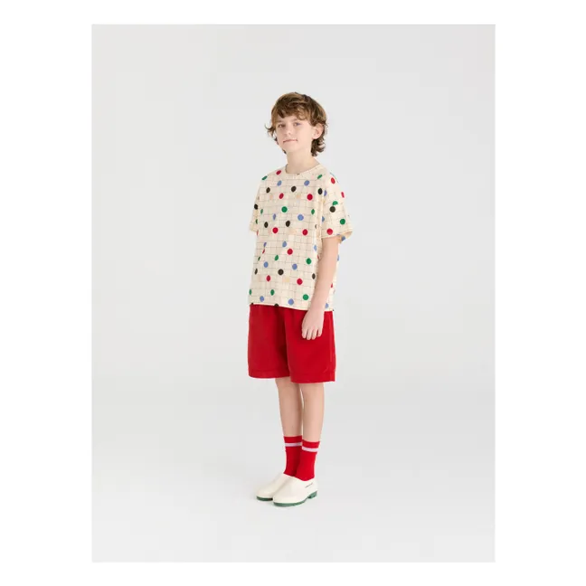 T-shirt Circles Coton Bio | Beige