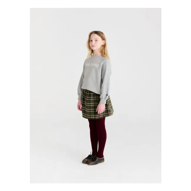 Jupe N°8 Carreaux | Vert