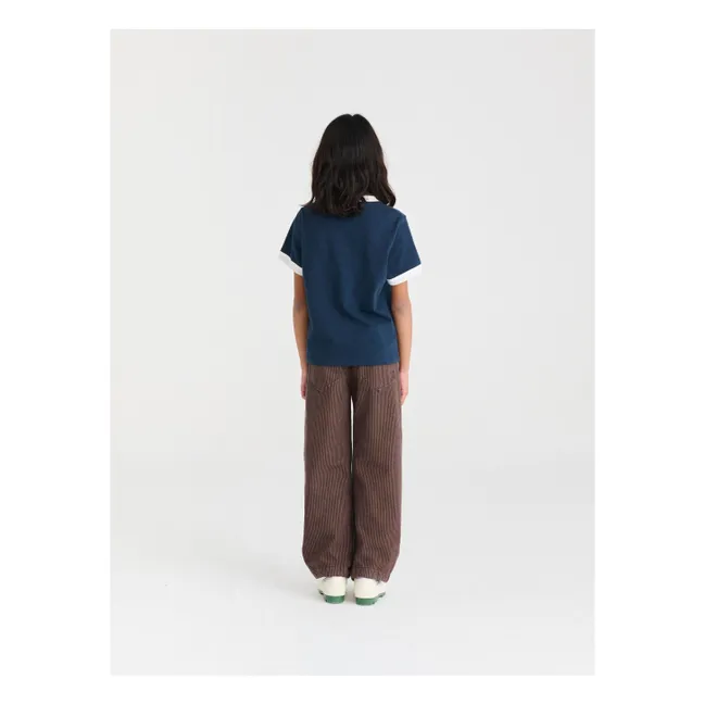 T-shirt N°25 | Bleu foncé