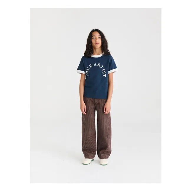 T-shirt N°25 | Bleu foncé