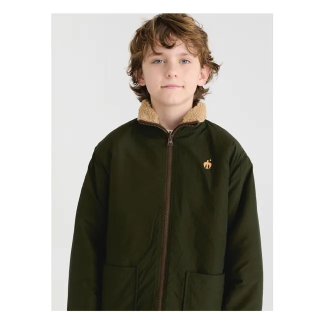 Veste Façon Sherpa Réversible N°3 | Marron