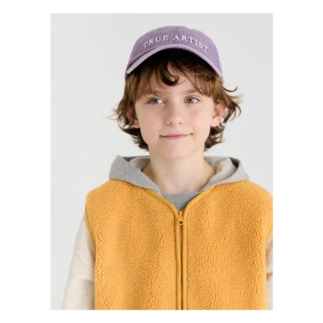 Veste Sans Manches Façon Sherpa N°6 | Jaune