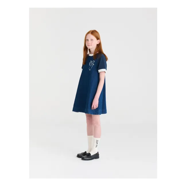 Robe N°18 Denim | Bleu foncé