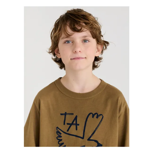 T-shirt N°5 Coton Bio | Marron