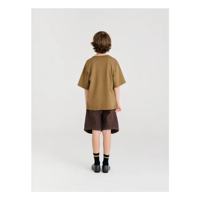 T-shirt N°5 Coton Bio | Marron