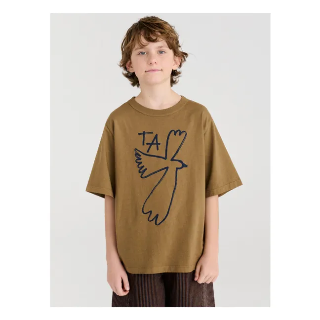T-shirt N°5 Coton Bio | Marron