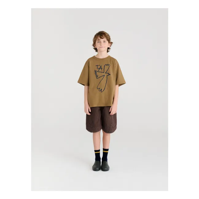 T-shirt N°5 Coton Bio | Marron