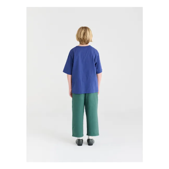 T-shirt N°5 Coton Bio | Bleu marine