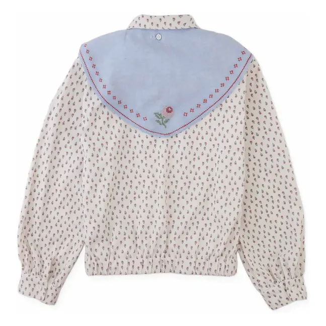 Chemise avec Foulard Amovible Muriel | Ecru