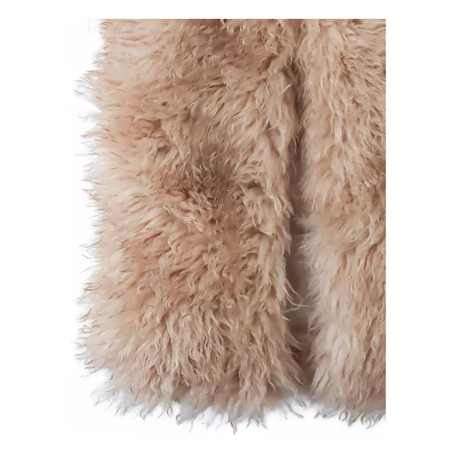 Veste Sans Manches Façon Fourrure Thomasina | Beige