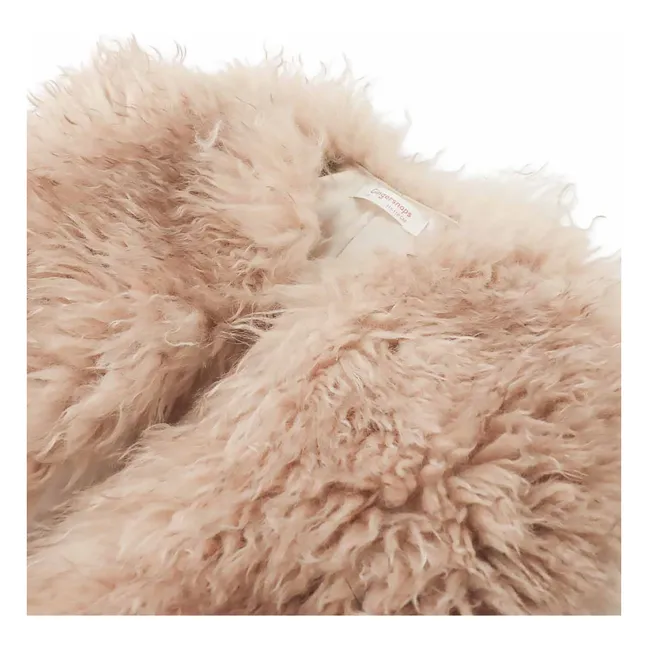 Veste Sans Manches Façon Fourrure Thomasina | Beige