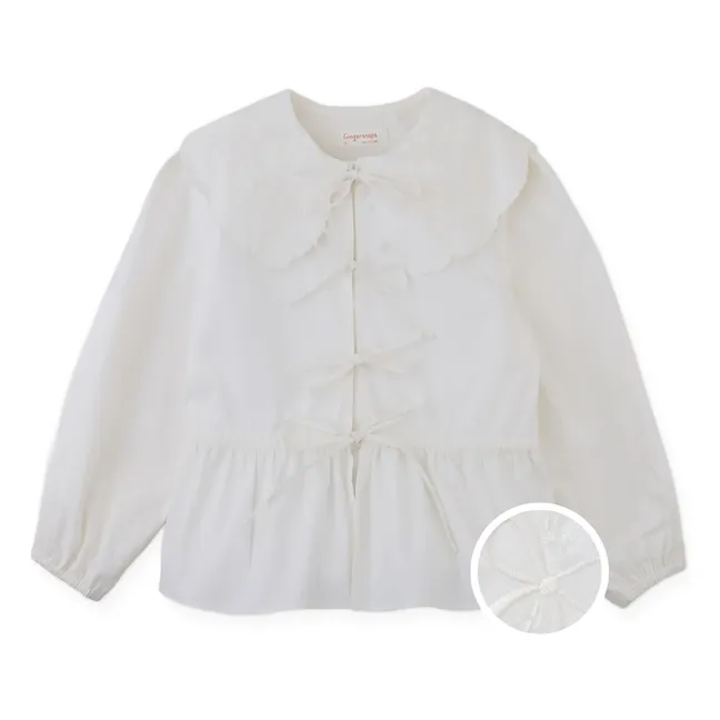 Blouse Nœuds Mercedes | Ecru