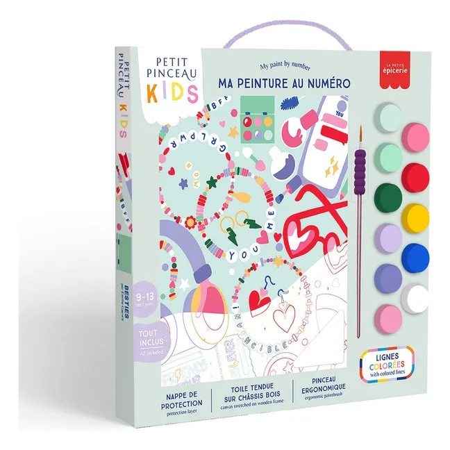 Peinture au numéro enfant - Besties