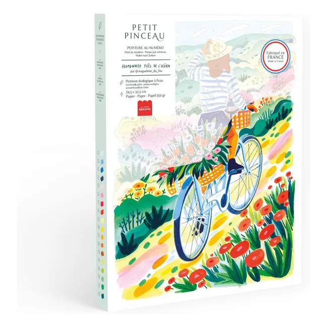 Kit de peinture au numéro - Promenade près de l'Océan