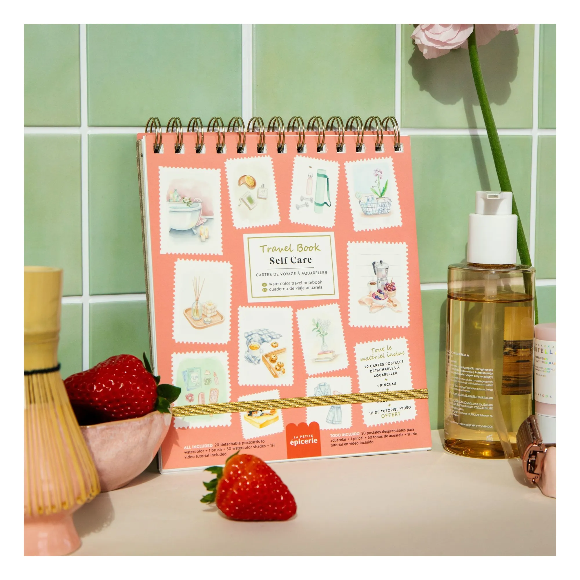 Carnet d'aquarelle - Self-Care- Image produit n°1