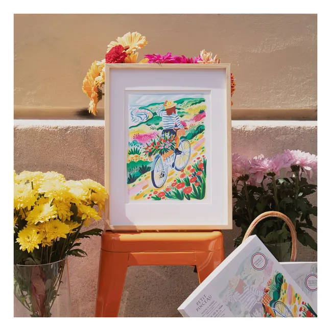 Kit de peinture au numéro - Promenade près de l'Océan