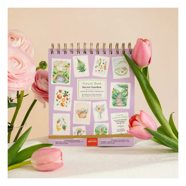 Carnet d'aquarelle - Secret Garden