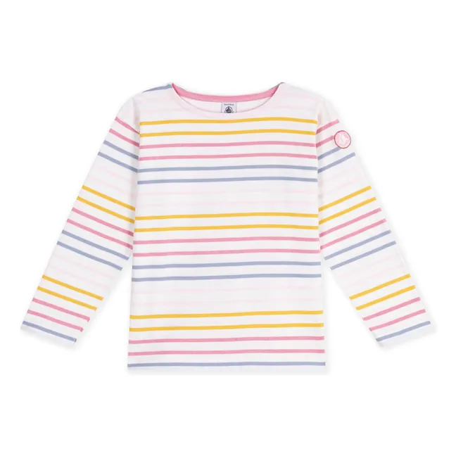 Marinière Logo T-shirt | Pink