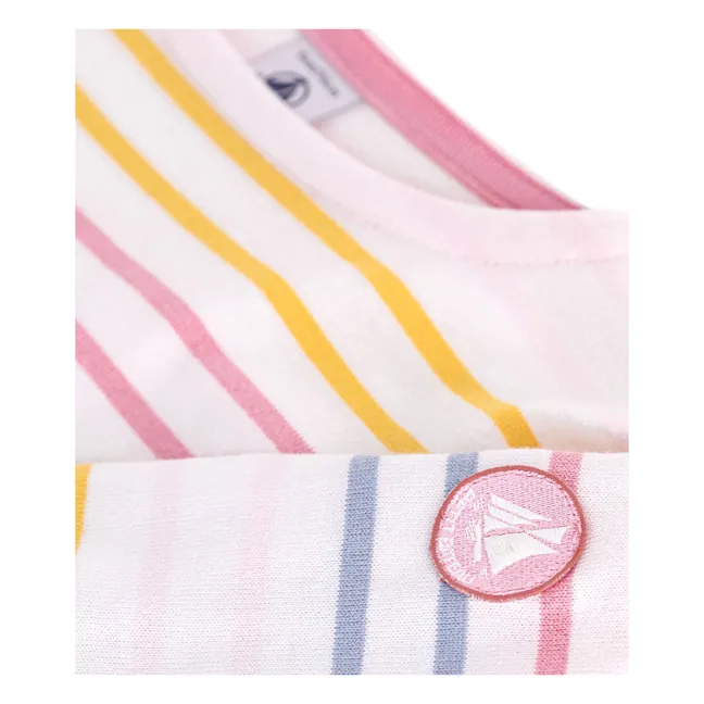 Marinière Logo T-shirt | Pink