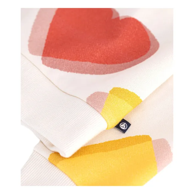 Sweat Cœurs | Blanc