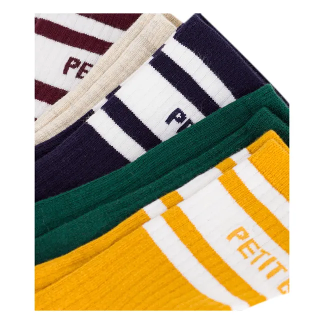 Lot de 5 Paires de Chaussettes Petit Bateau | Bordeaux