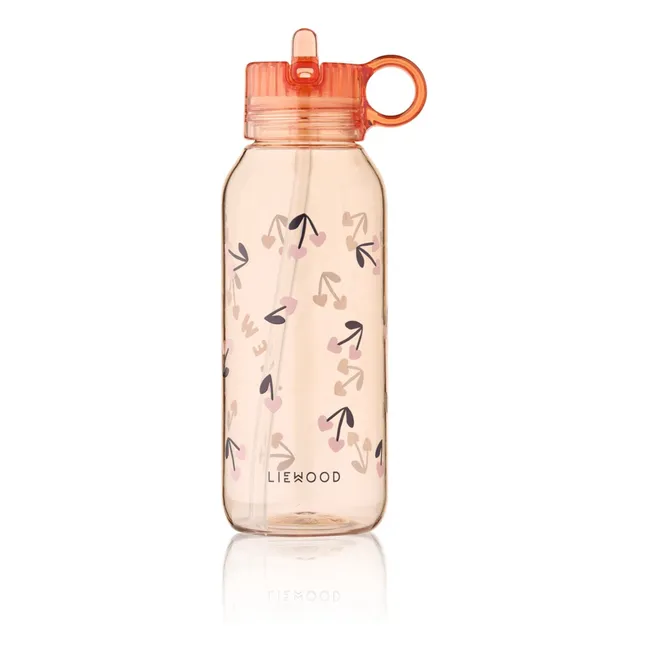 Yang Tritan Water Bottle - 500 ml | Cherry heart/Rosey