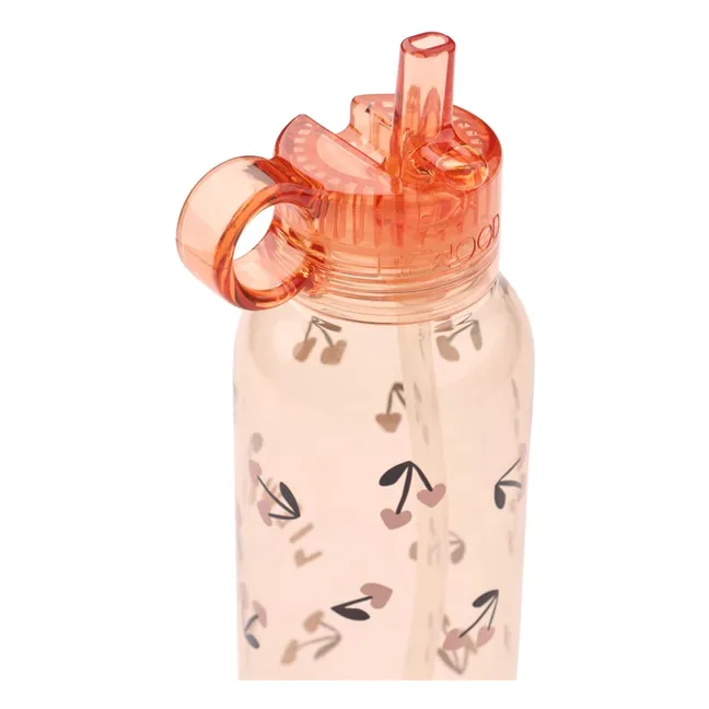 Yang Tritan Water Bottle - 500 ml | Cherry heart/Rosey