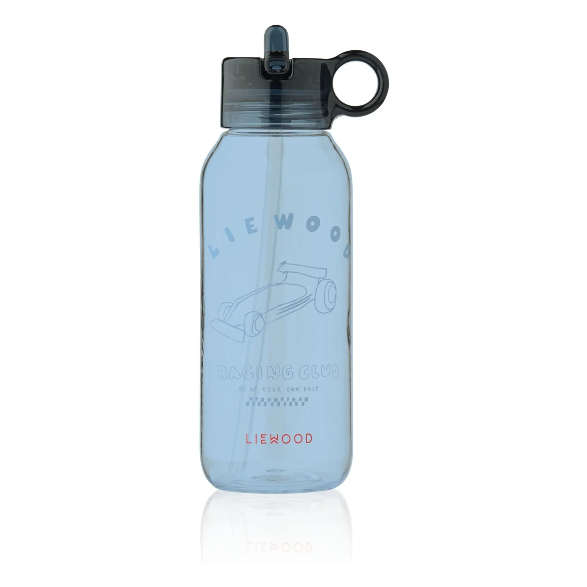 Gourde en tritan Yang - 500 ml | Race cars/Classic Navy- Image produit n°0