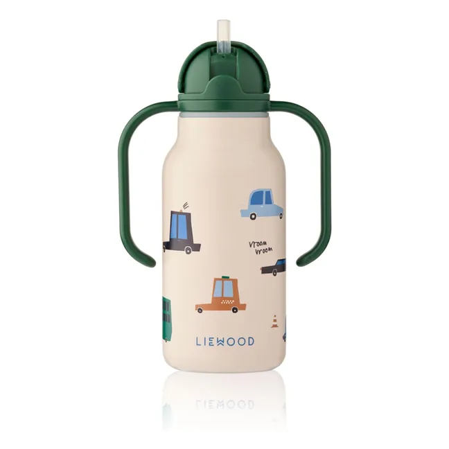 Kimmie Stainless Steel Water Bottle - 250 ml | Cars/Sandy