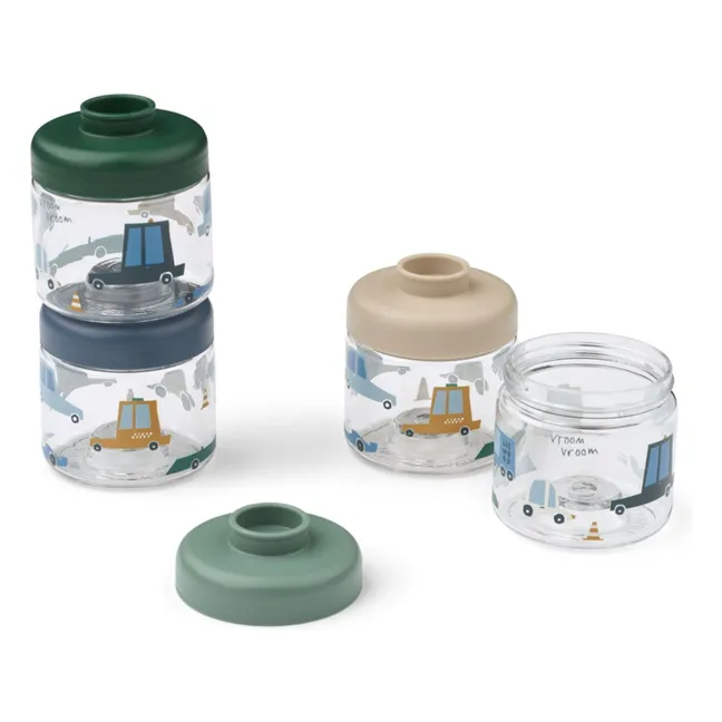 Dominique Storage Jars - Set of 4 | Cars/Sandy