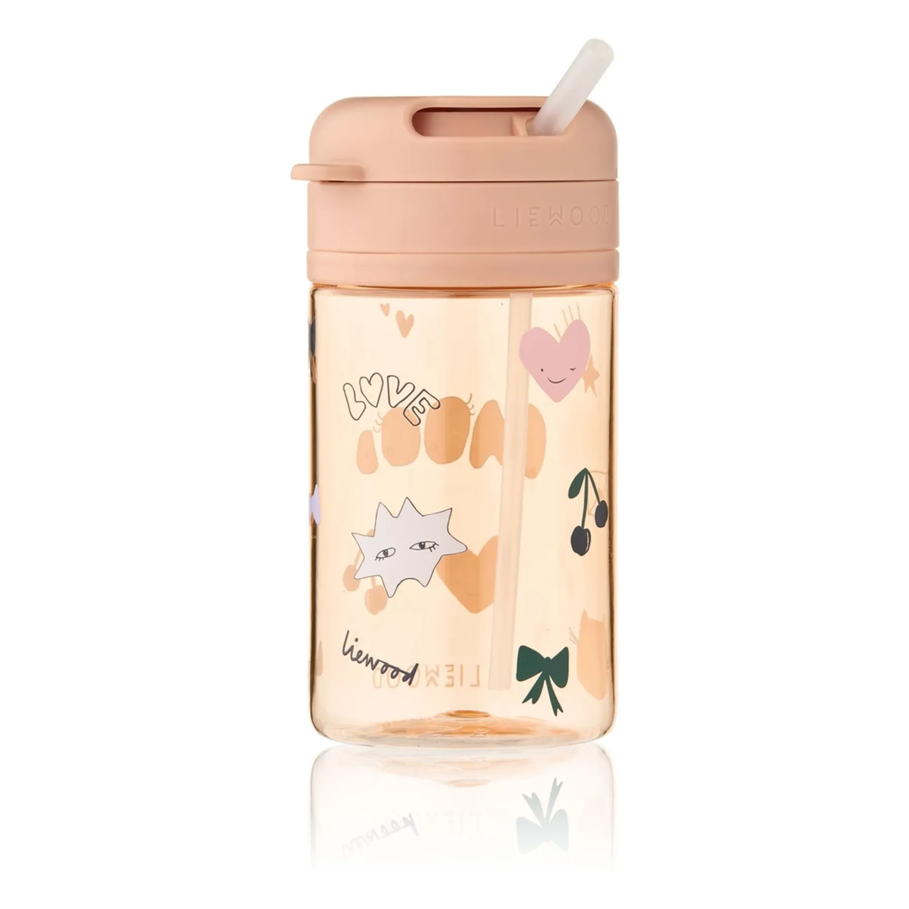 Tasse avec paille Pavia en tritan | Mood/Pale Tuscany- Image produit n°1