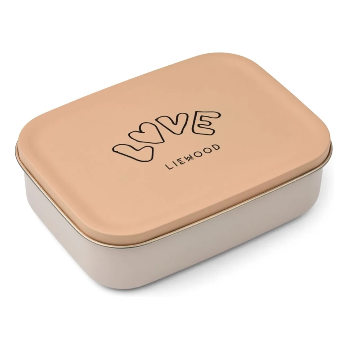 Lunch-box en inox Nina | Love/Pale tuscany- Image produit n°0