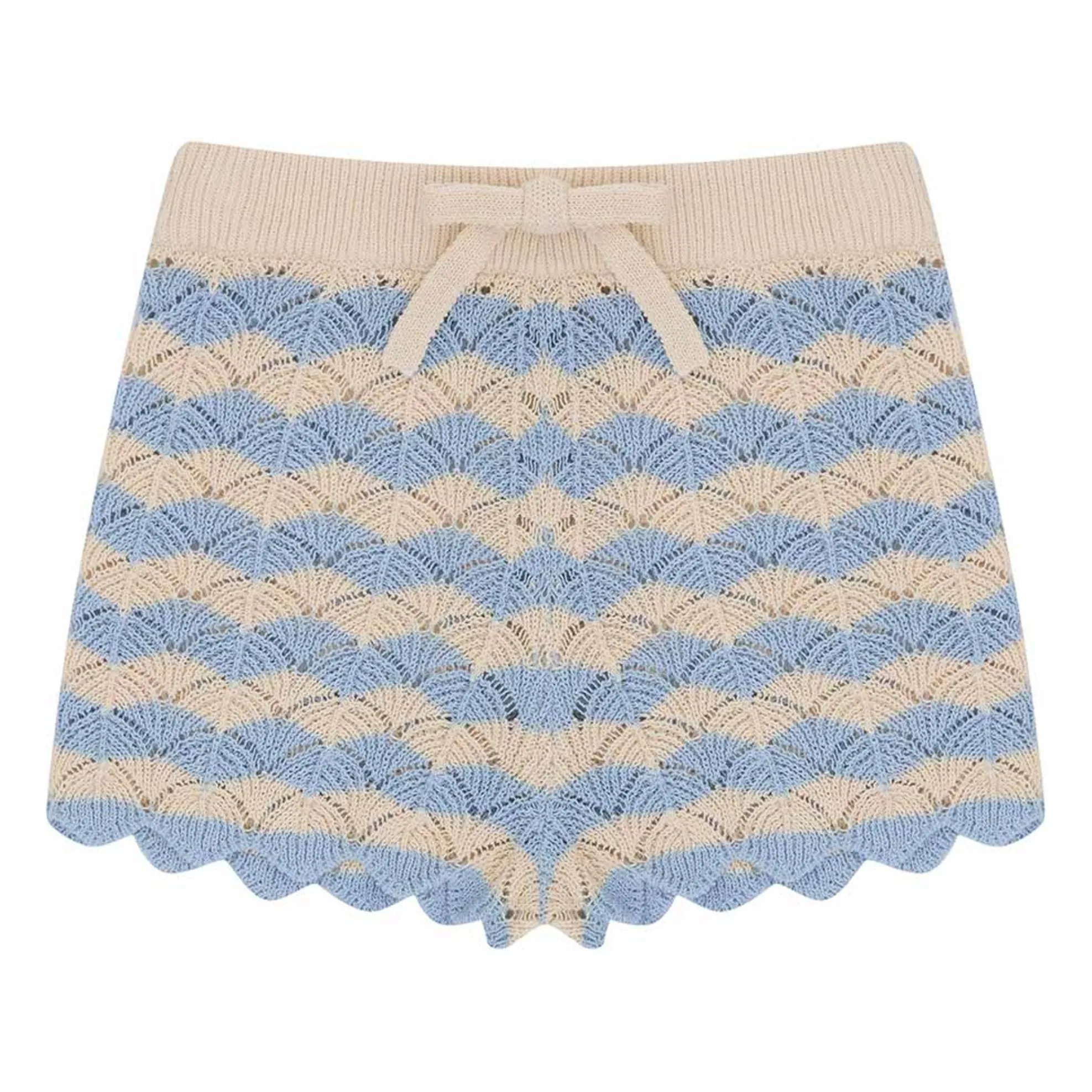 Short Maille Aster | Bleu- Image produit n°0