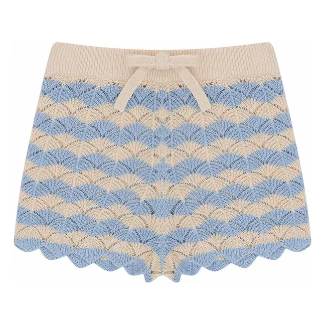 Short Maille Aster | Bleu